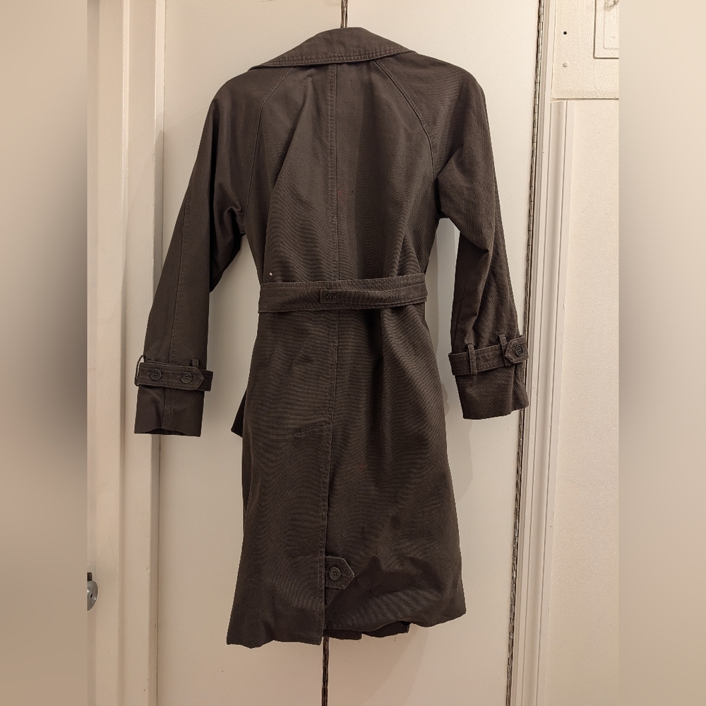 Reformation Colonel Trench Coat Army Green Size S - Picture 6 of 6